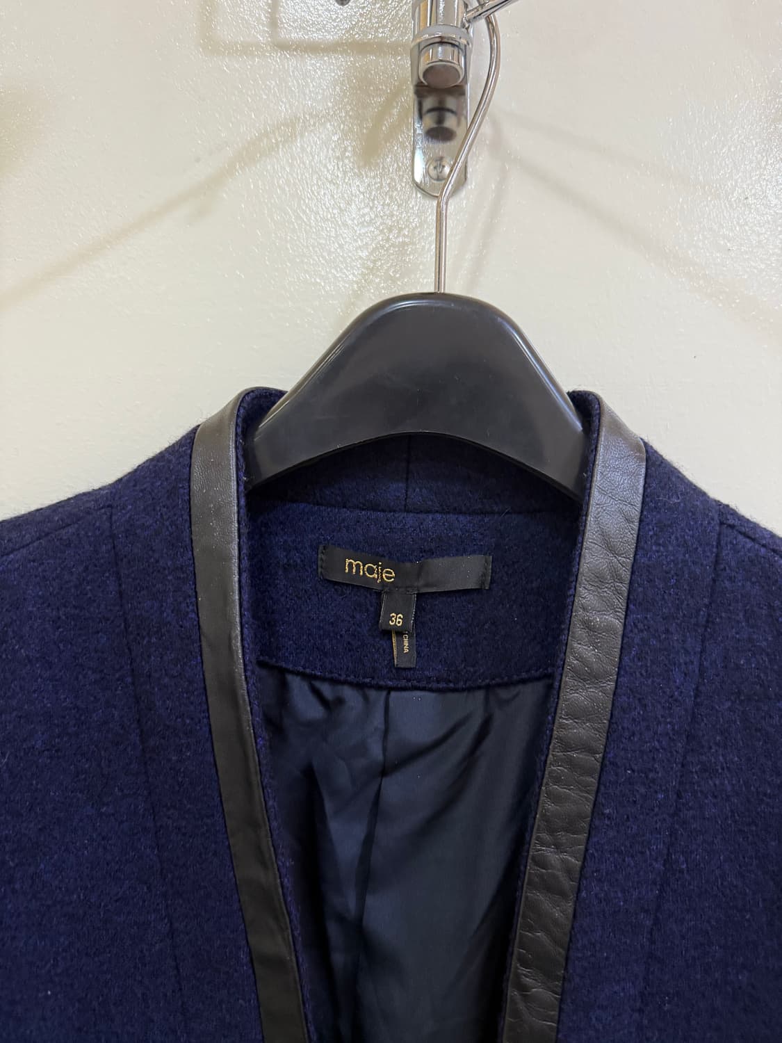마쥬 네이비 모직 자켓 정품 상품이미지3