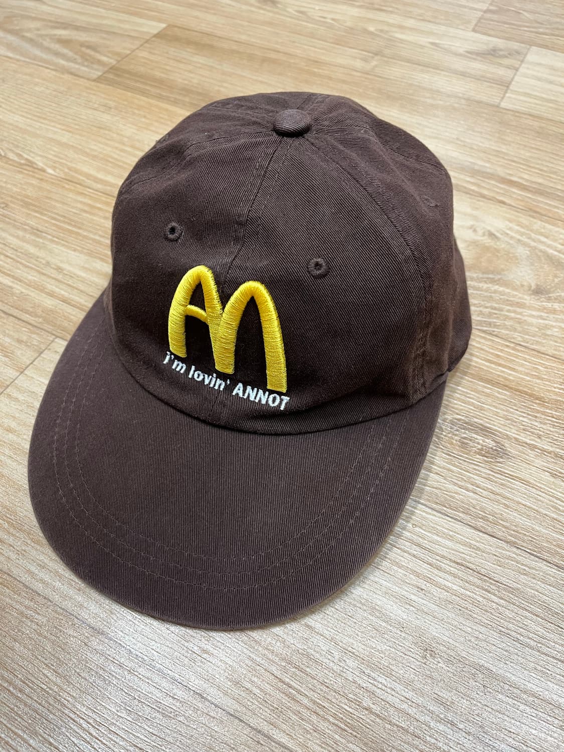 아노트 ANNOT 맥도날드 콜라보 모자 브라운 상품이미지1