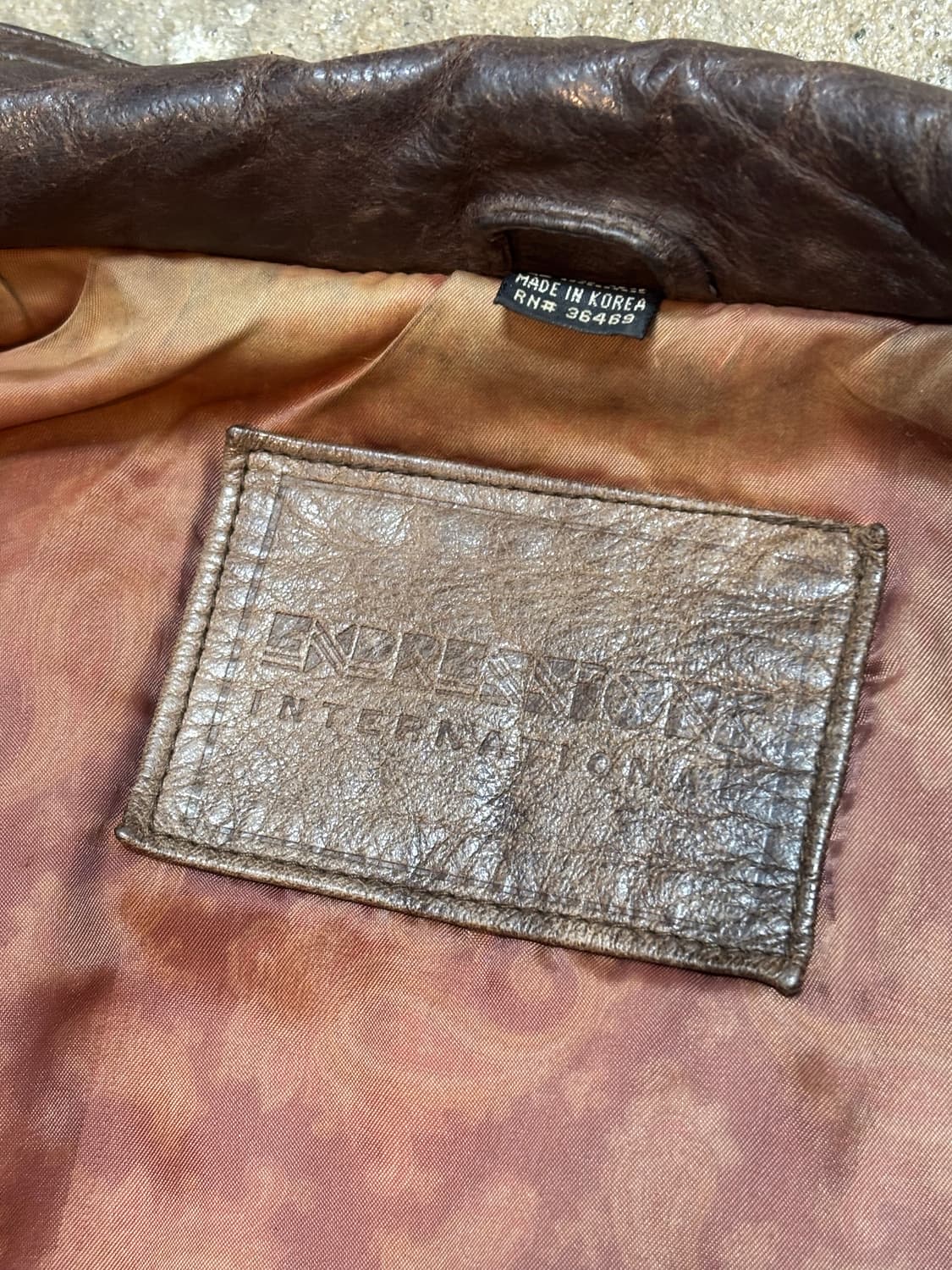 빈티지 가죽 자켓 상품이미지9