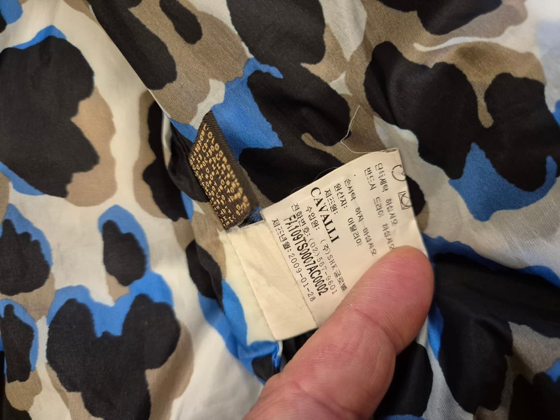 roberto cavalli 레오파드 패딩 상품이미지10