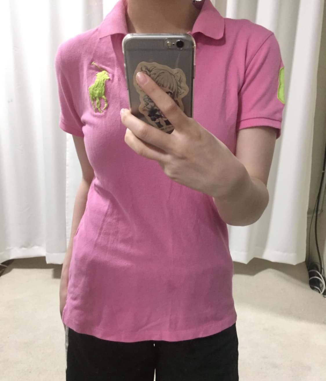 폴로 랄프로렌 딸기우유 핑크 카라 PK 반팔 티 상품이미지1