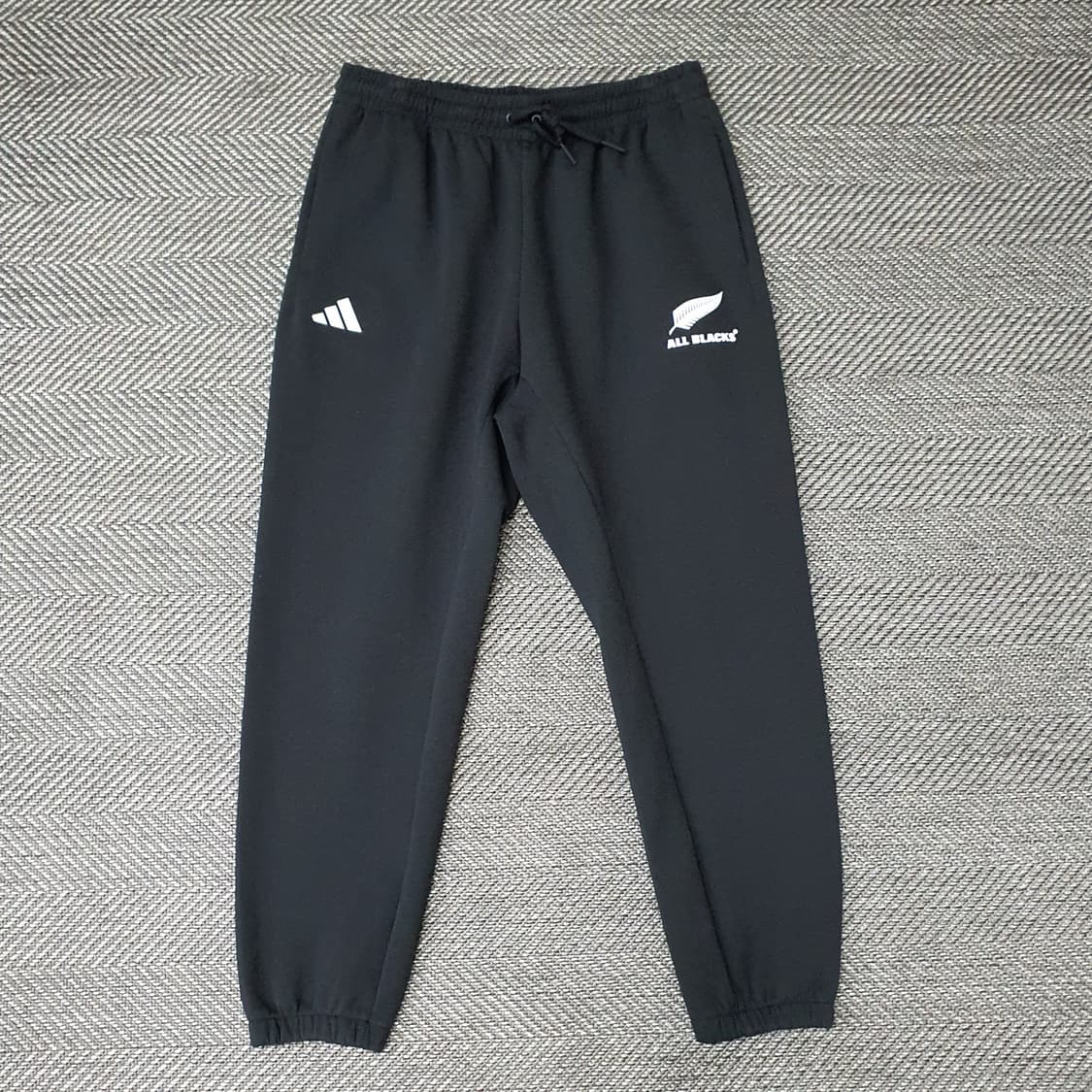 아디다스 올블랙 밴딩 조거팬츠 남자34~35 상품이미지1