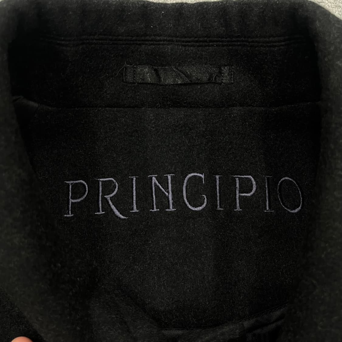 L 빈티지 블랙 코트 상품이미지4