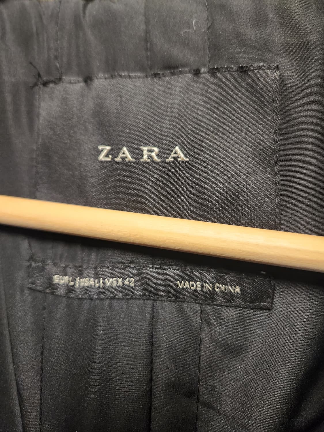 자라 ZARA 카키 트렌치 코트 L 상품이미지2
