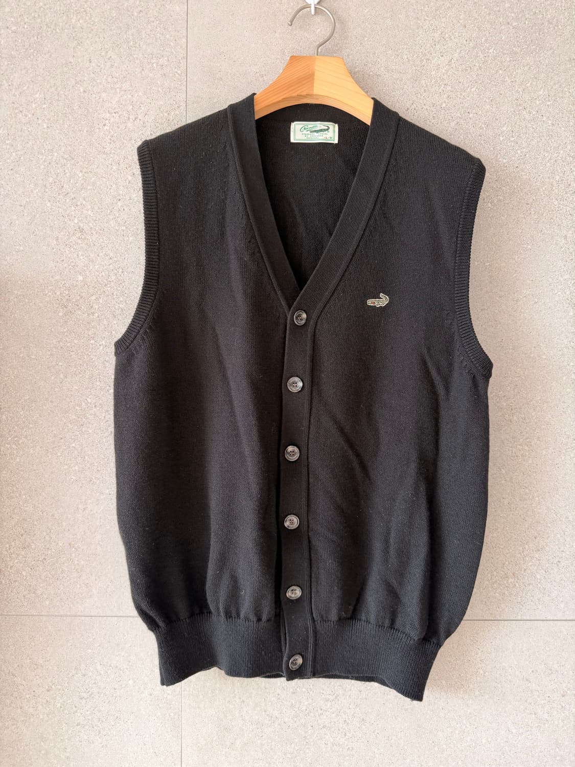 크로커다일 블랙 베스트 조끼 남여공용 상품이미지1