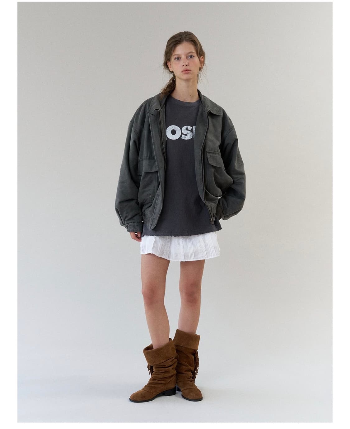 헤더먼트 90s garment washing jumper 상품이미지1