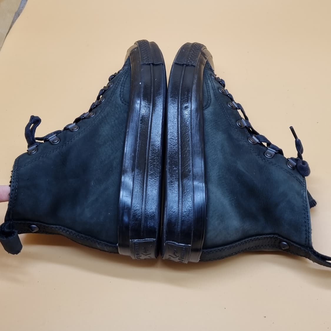 컨버스 척테일러 레더 퍼 여성하이탑240  상품이미지5