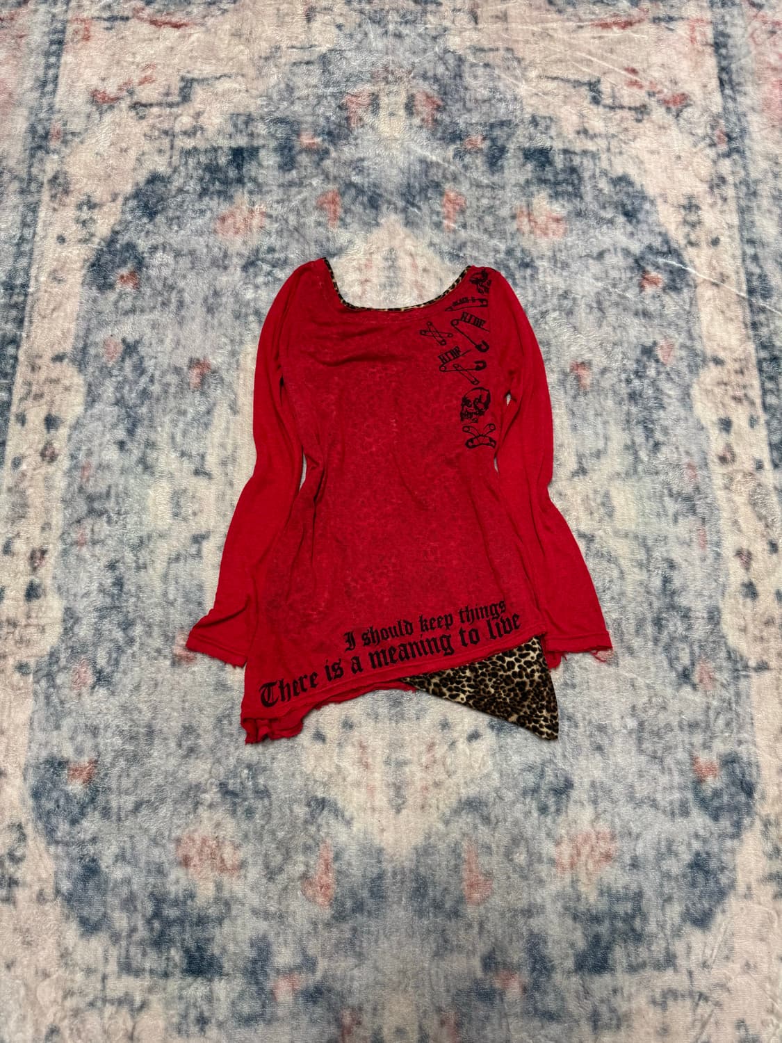 Ghost of harlem leopard layered knit cut 상품이미지7