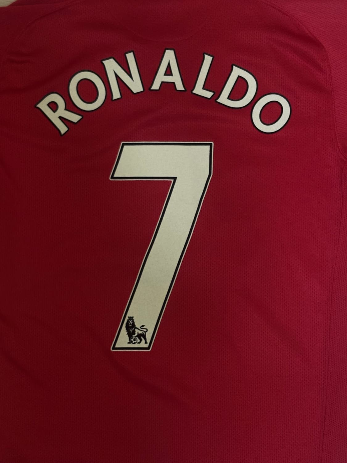 맨체스터유나이티드 우승 기념 호날두 마킹 07-08 유니폼 상품이미지2