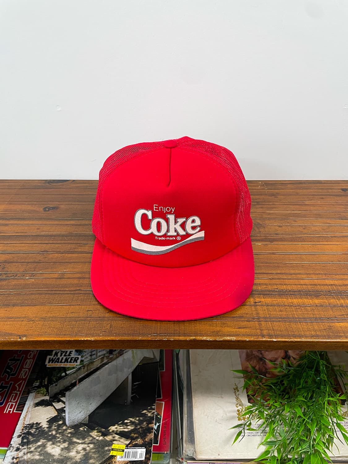90s CocaCola Enjoy Coke trucker cap 상품이미지2