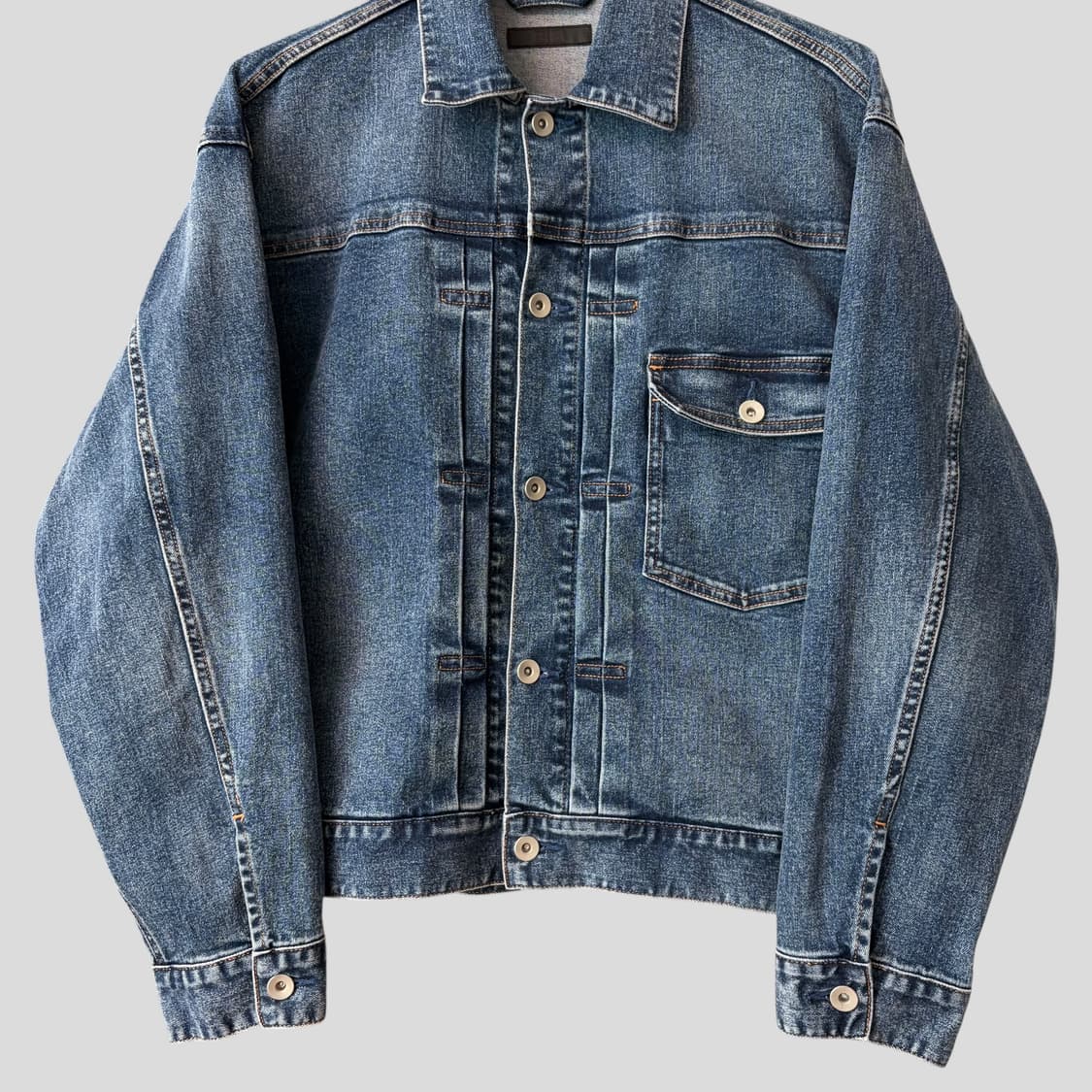 (L)유니클로 데님 트러커 자켓 상품이미지4