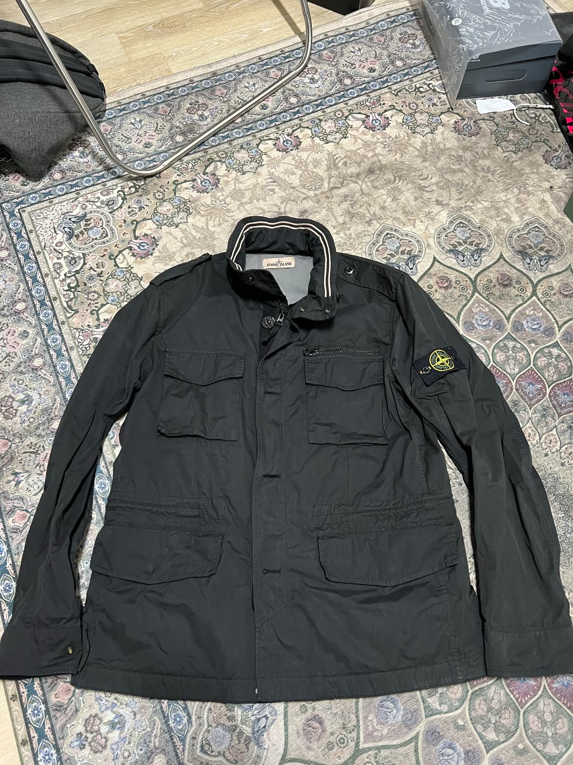 스톤아일랜드 데이브 자켓 13ss 블랙 L사이즈 팝니다 상품이미지2