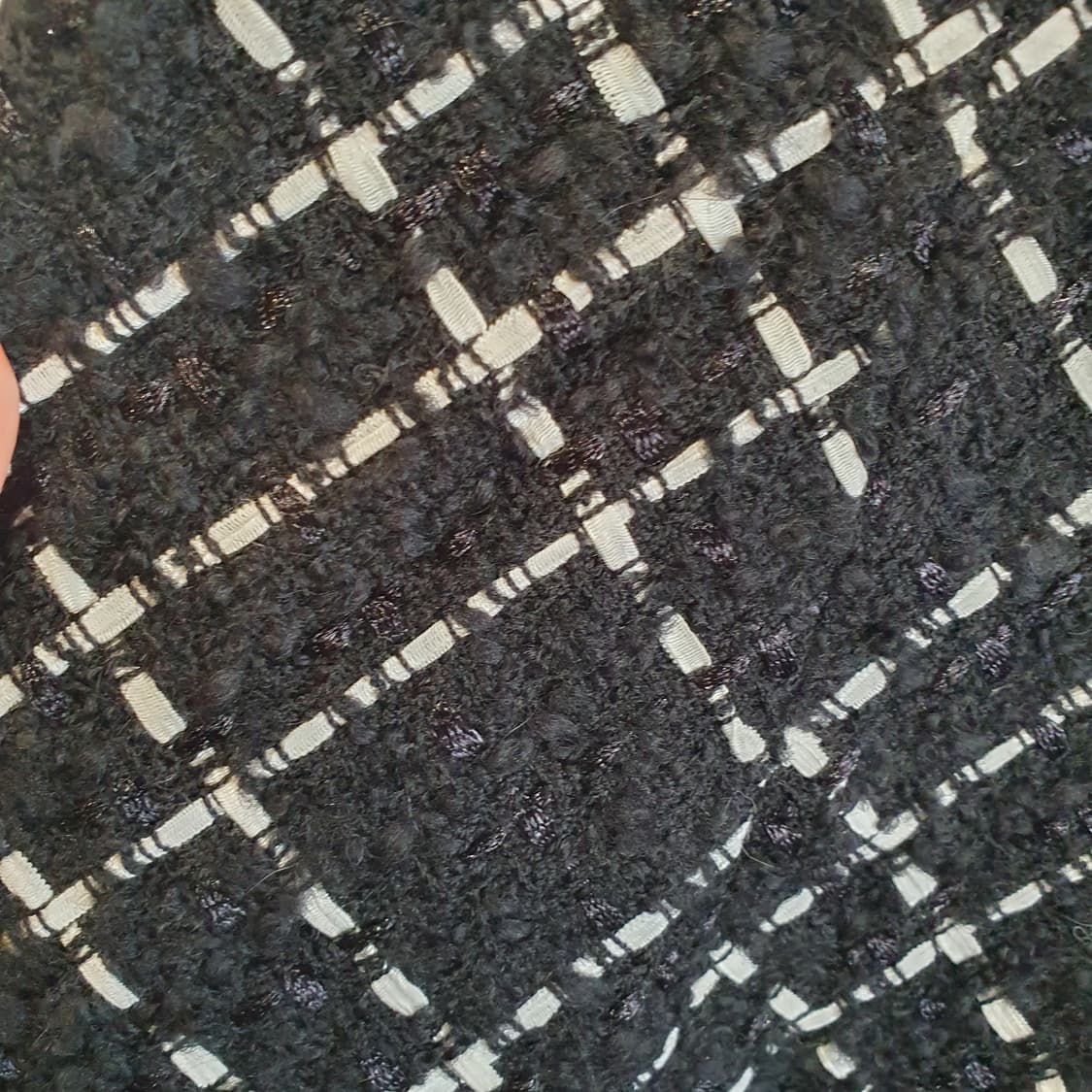 트위드 폭스퍼 코트 Vella *made in Japan 상품이미지4