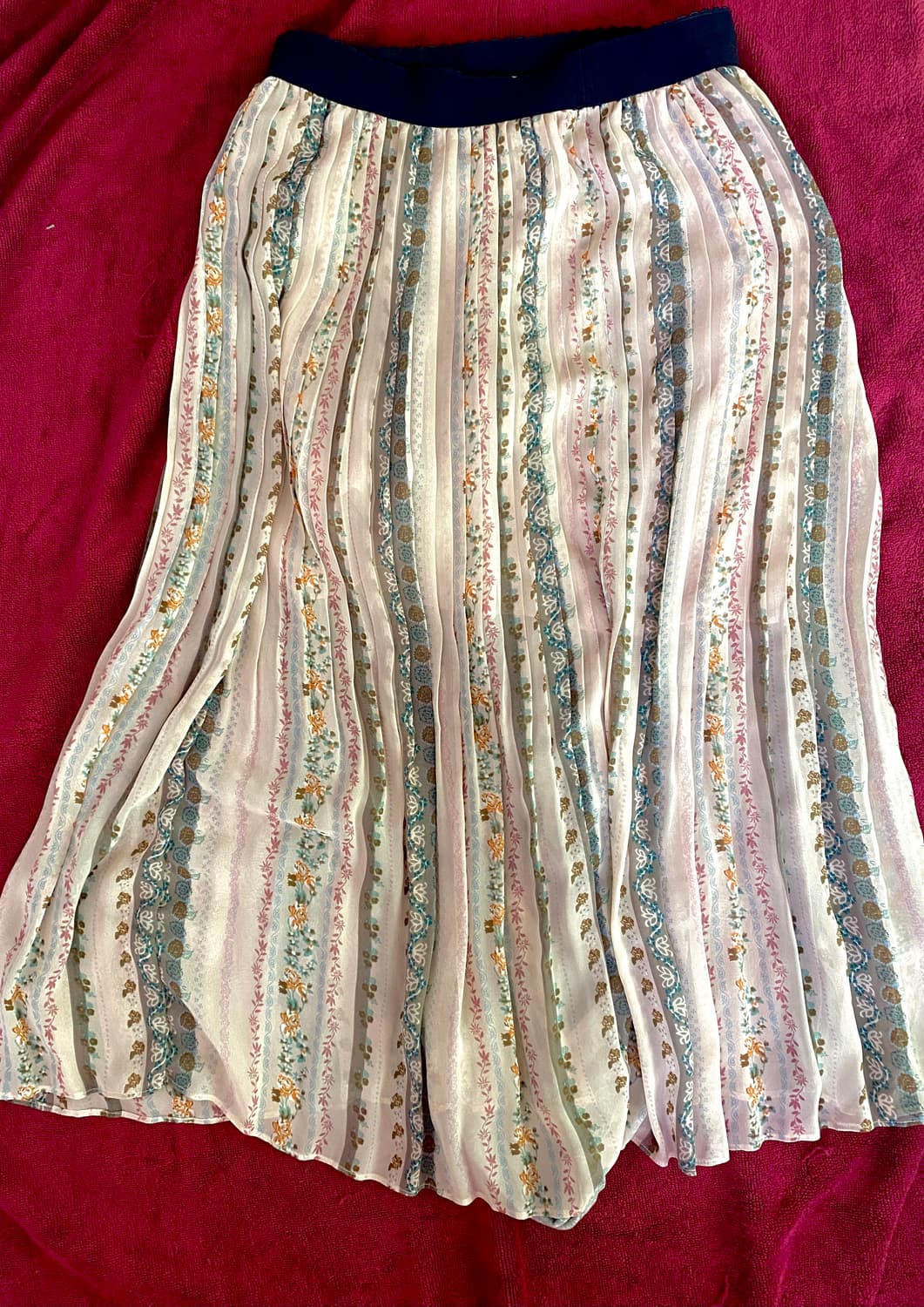 floral japanese vintage skirt 상품이미지1