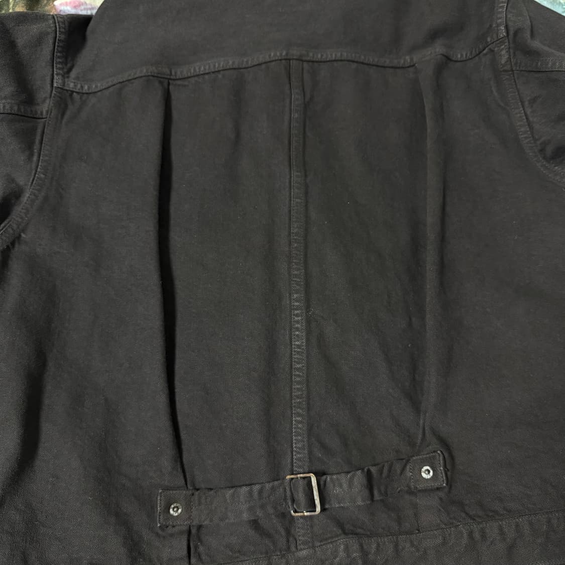 [XXL]제라도 410XX 가공 서퍼 블랙 데님 트러커 자켓 상품이미지9