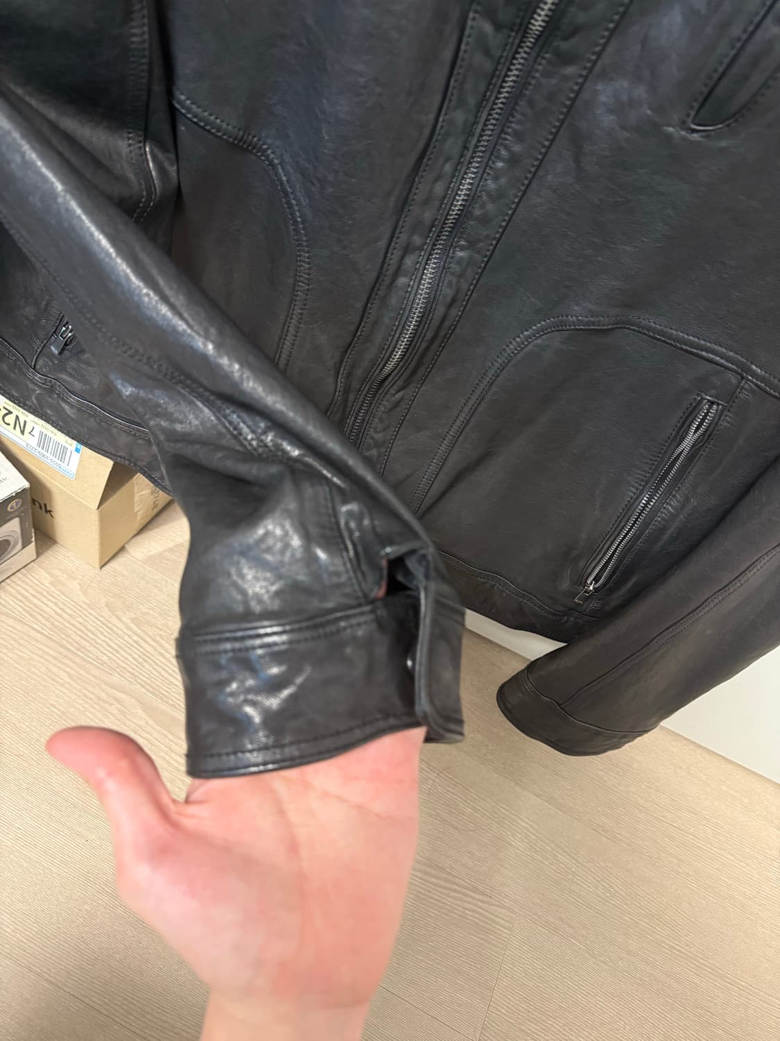 andz 레더자켓 양가죽 상품이미지5