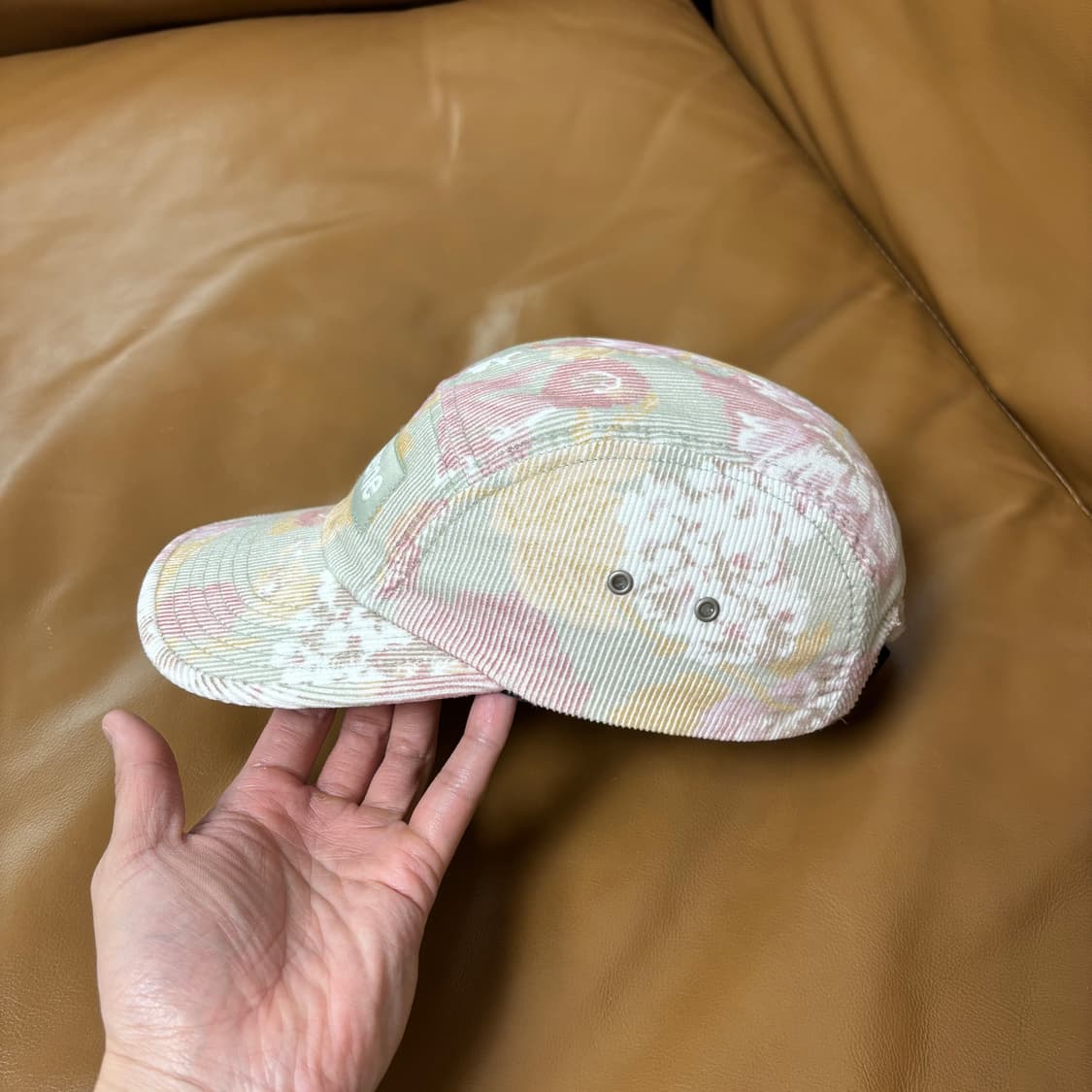 슈프림 캠프캡 모자 박스로고 코듀로이 플로랄 상품이미지4