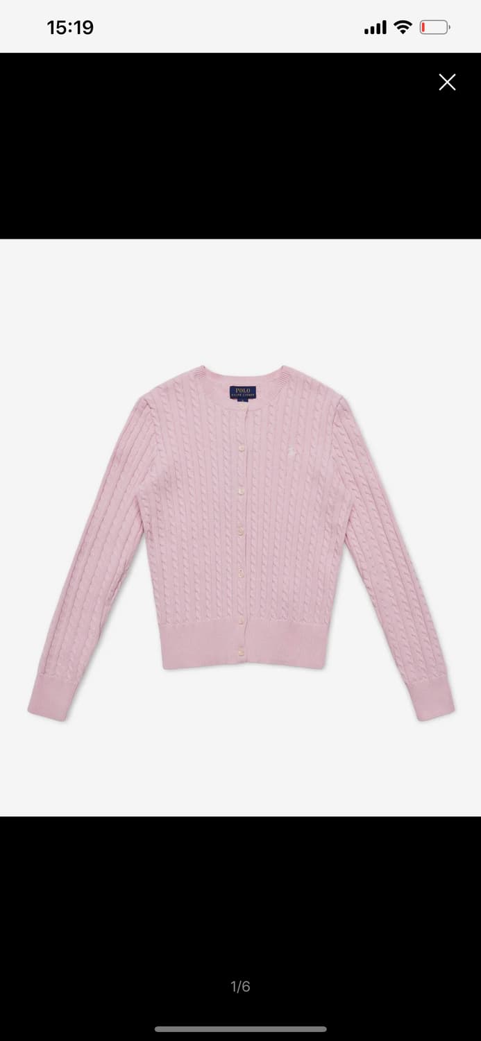 새상품) 폴로 케이블 가디건 L 상품이미지1