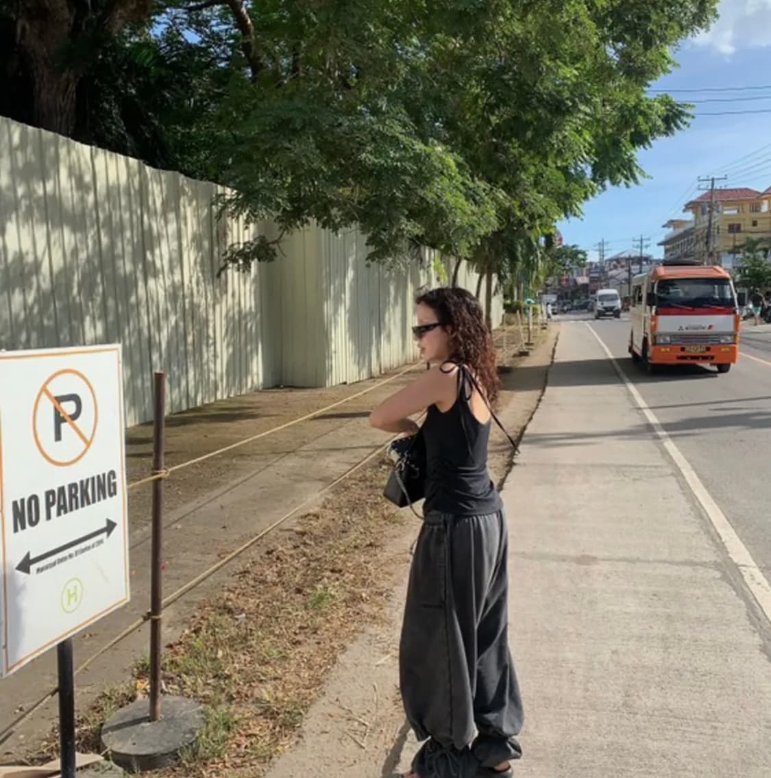 Aespa 닝닝착용) Odor ment strap jogger 정가23 상품이미지5