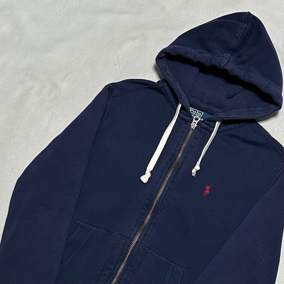 M 폴로랄프로렌 네이비 기모 후드 집업  상품이미지1
