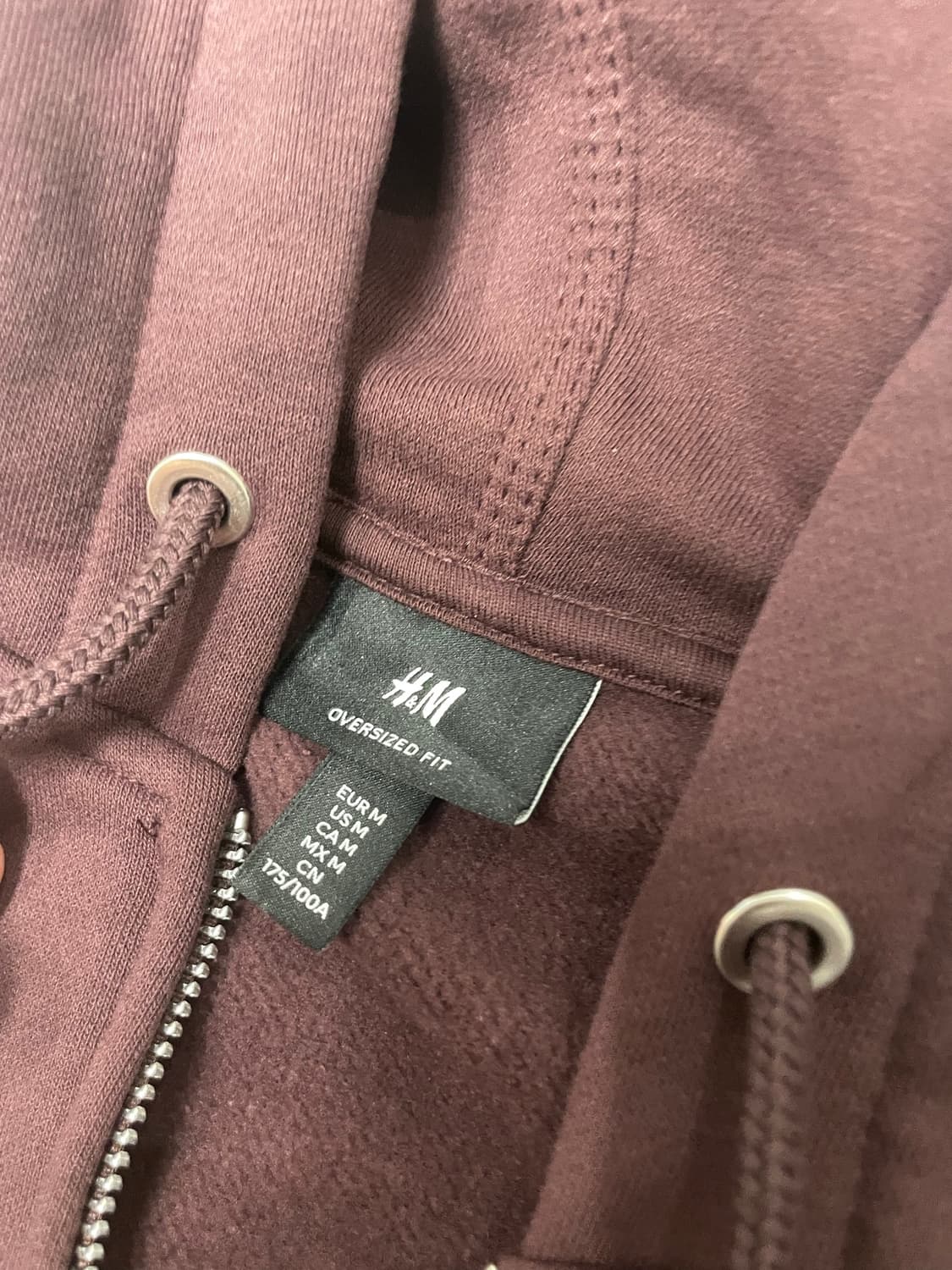 H&m 크롭 후드집업 M 상품이미지3