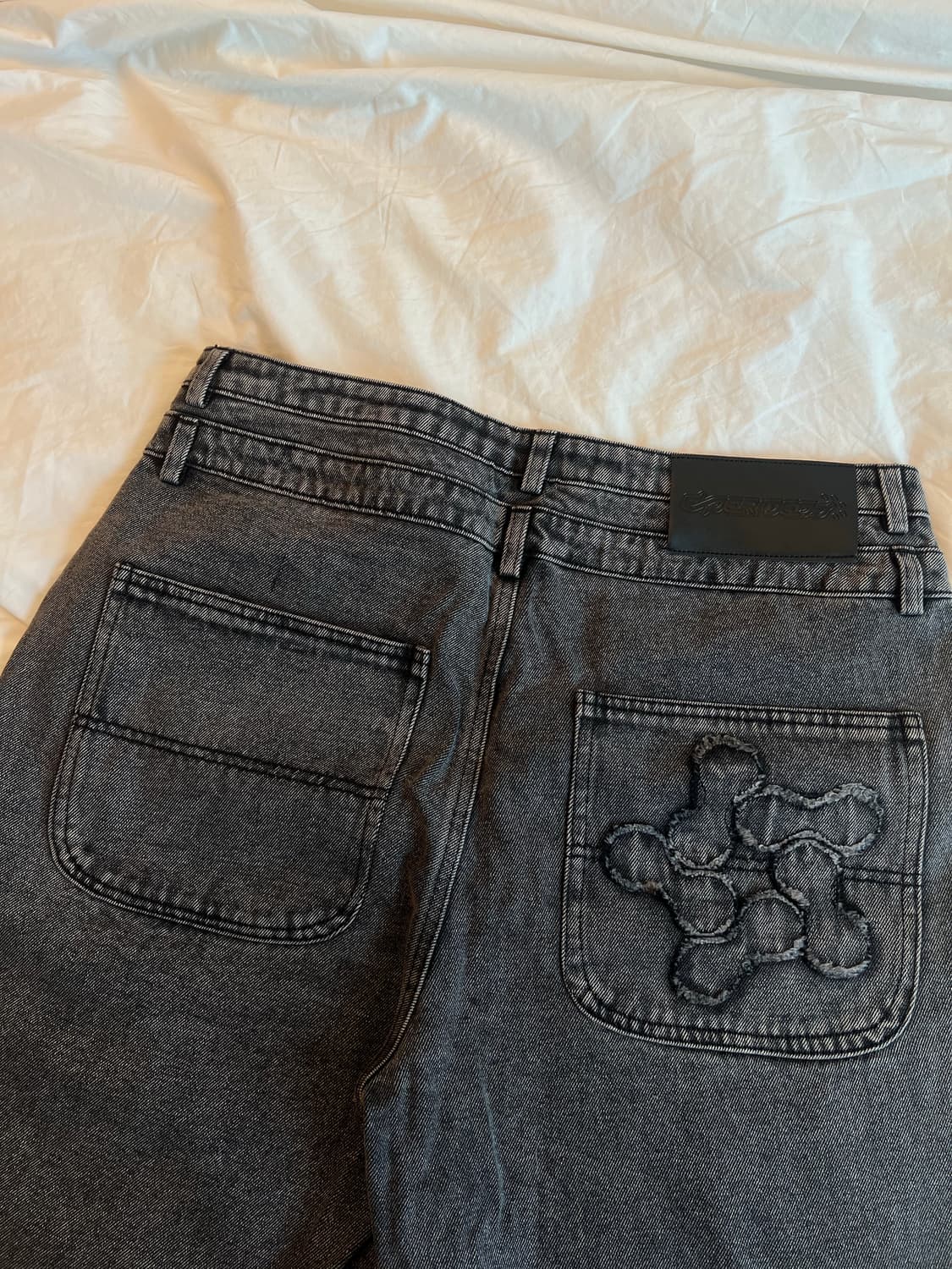 experiment 5 - 더블니 데님 쇼츠 jorts S (32) 상품이미지3