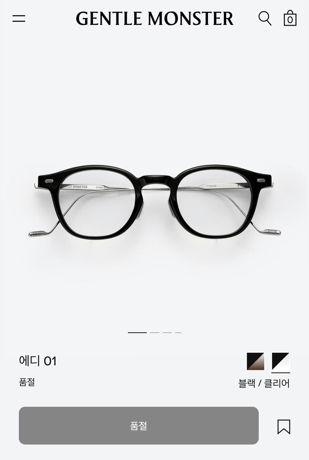 젠틀몬스터 에디01 상품이미지1