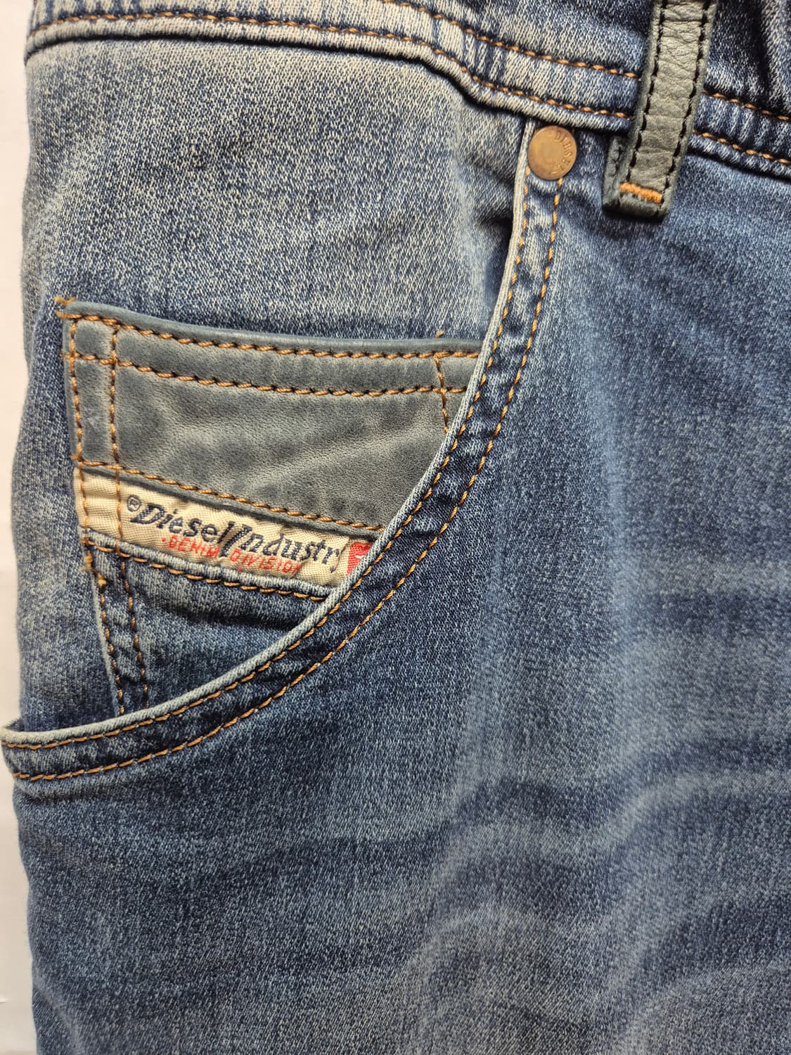 디젤 데님 스웻팬츠 상품이미지3