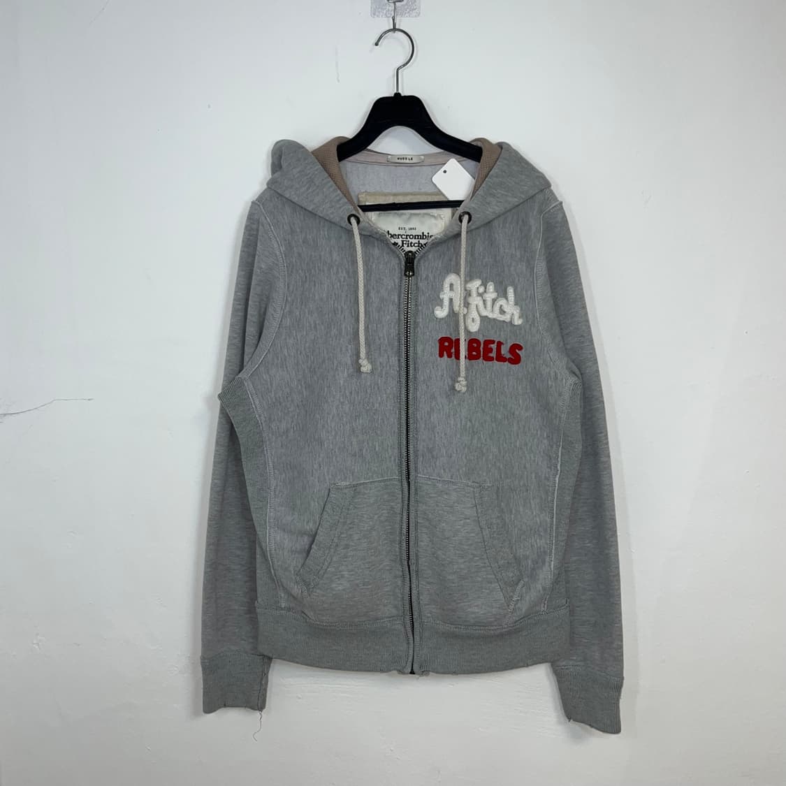 Abercrombie grey hoodie zip-up 상품이미지4