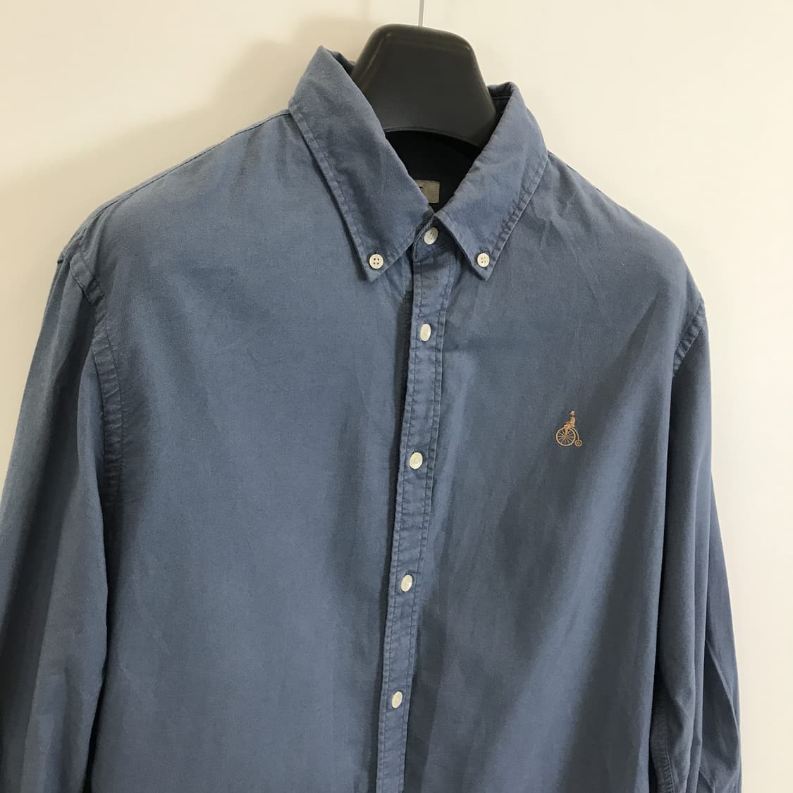 빈폴 가먼트다잉 옥스포드셔츠 블루 [105] 상품이미지2