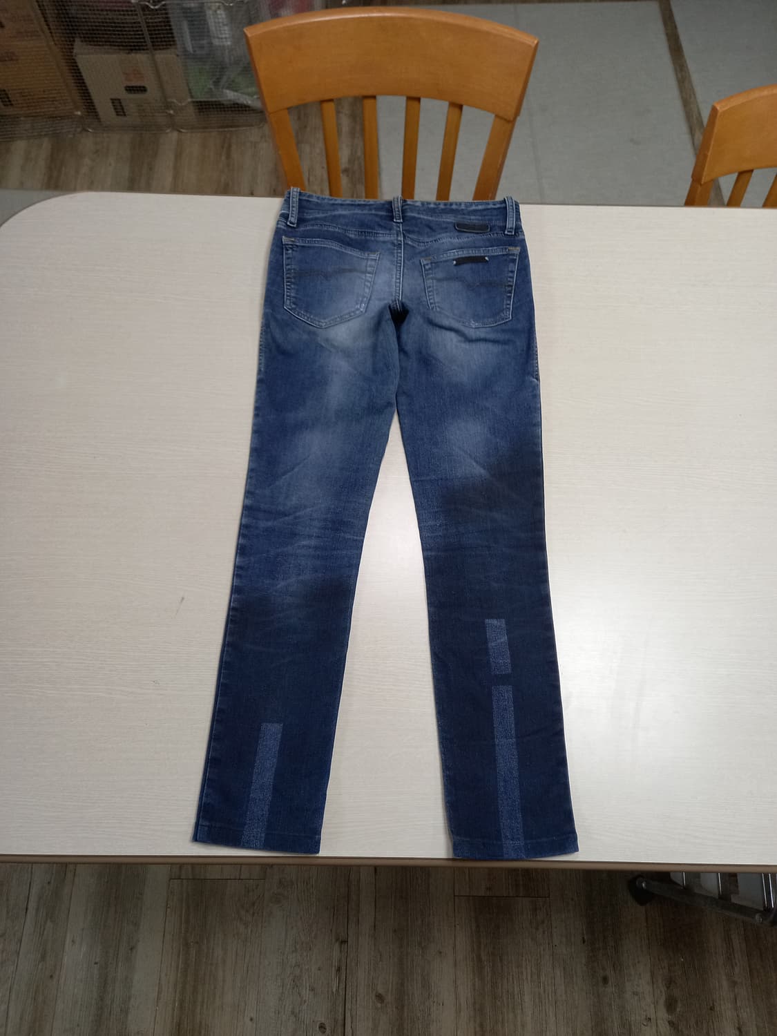 25 DIESEL 데미지워싱 스판 슬림일자 리페어진 25-298 상품이미지2