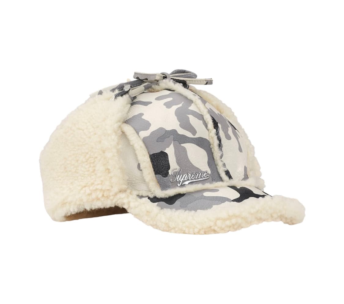 슈프림 셔링 이어플랩 캡 스노우 카모 상품이미지1