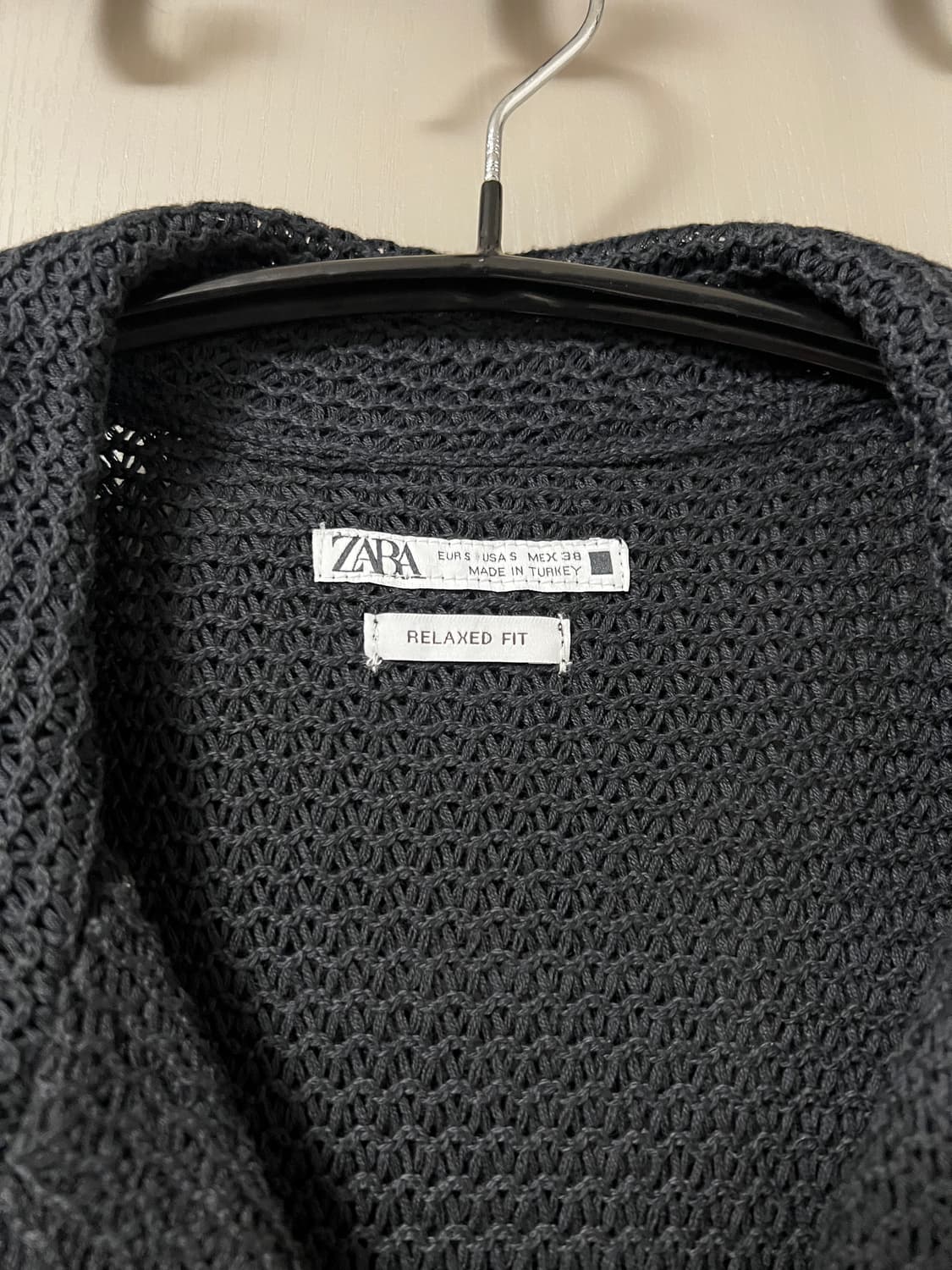 자라 남성 블랙 바캉스 반팔 셔츠 새제품 상품이미지3