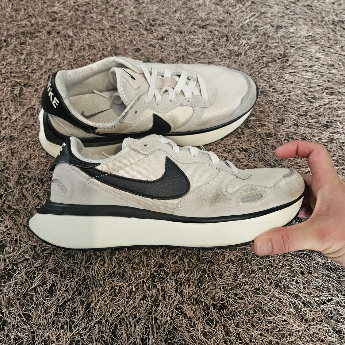 나이키(Nike) 피닉스 와플 서밋 샌드리프트 블랙 스니커즈 상품이미지3
