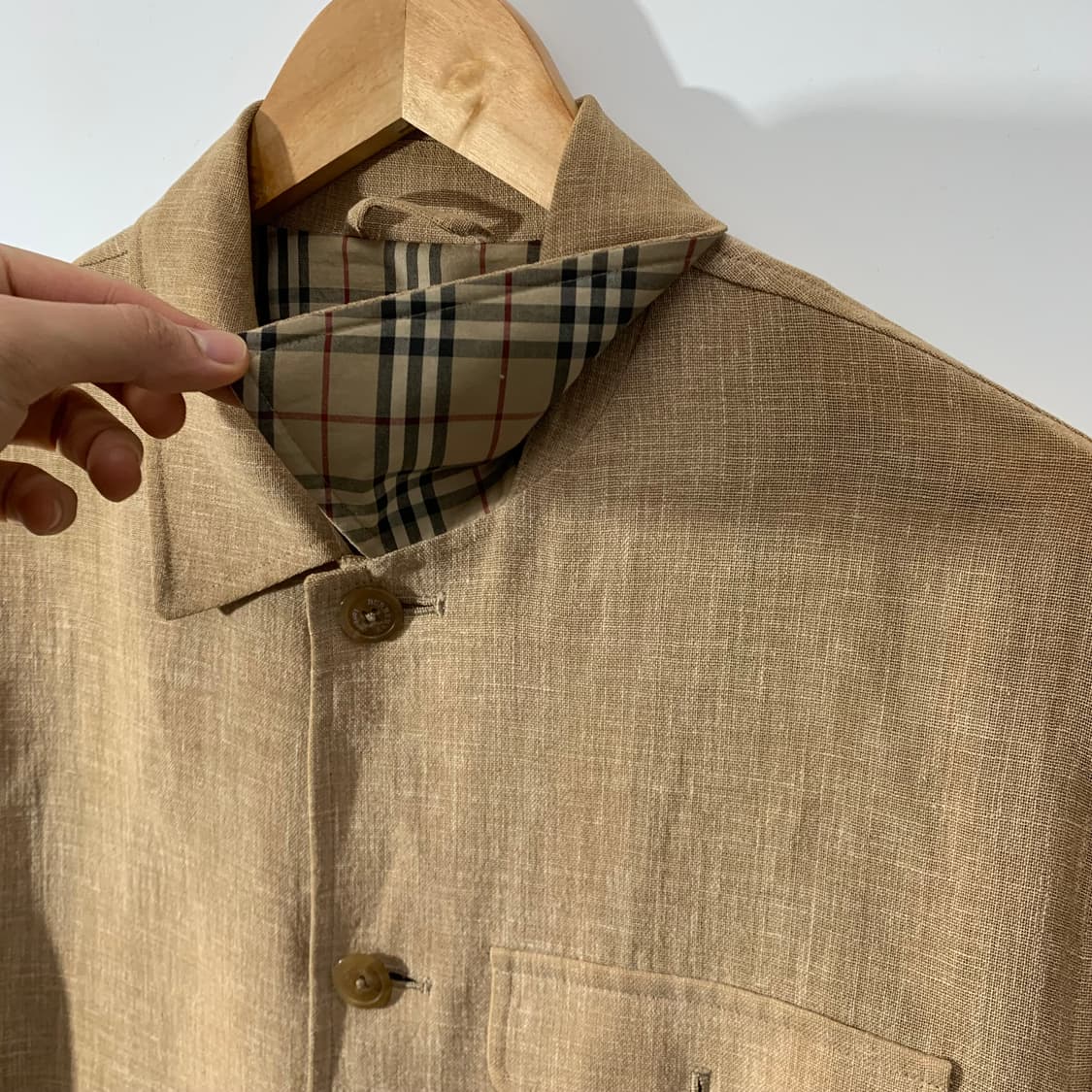버버리 린넨 자켓   상품이미지3