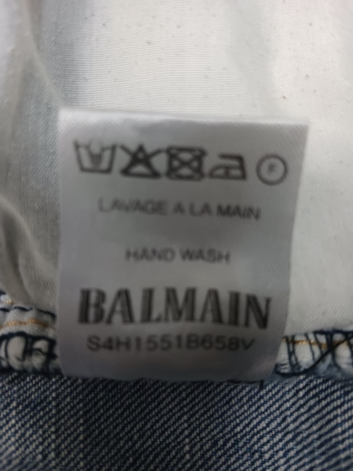 [34] 발망 더티오일 바이커진 청바지 상품이미지10