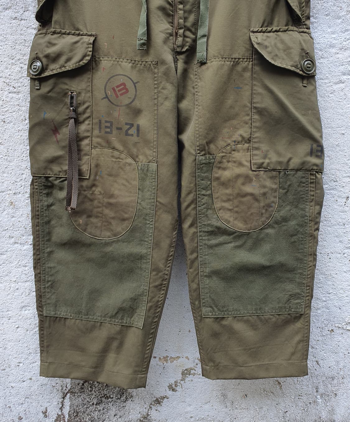 70s 빈티지 캐나다군 윈드팬츠 빈티지 커스텀 상품이미지6