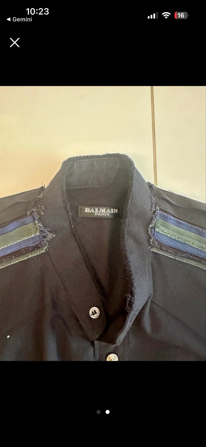 Balmain 견장셔츠 상품이미지2