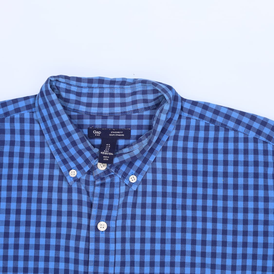L 갭 스탠다드핏 체크셔츠 0306H1 상품이미지3