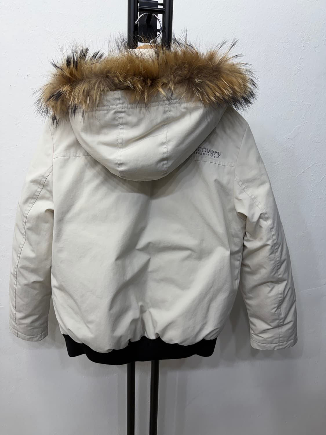 정품) 디스커버리 아이보리 여성 패딩 95 상품이미지6