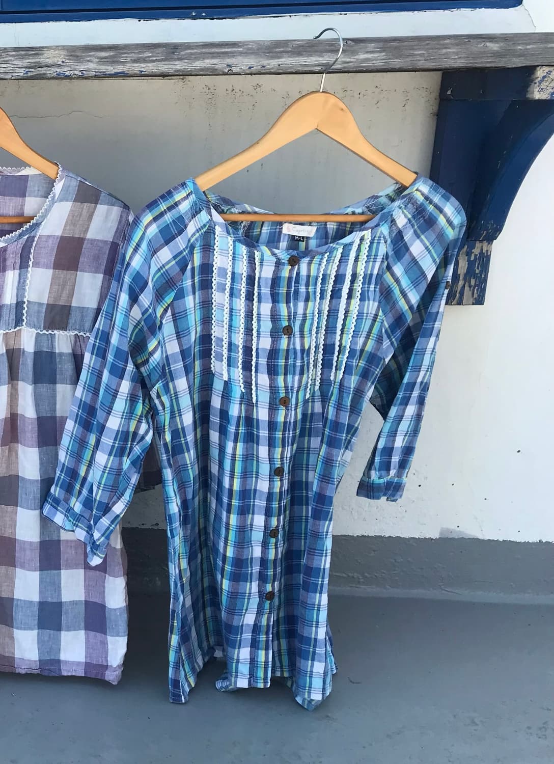 블루 모리걸 블라우스 상품이미지1