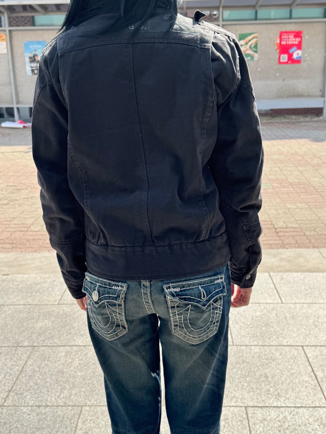 지스타 로우 빈티지 차콜 자켓 상품이미지2