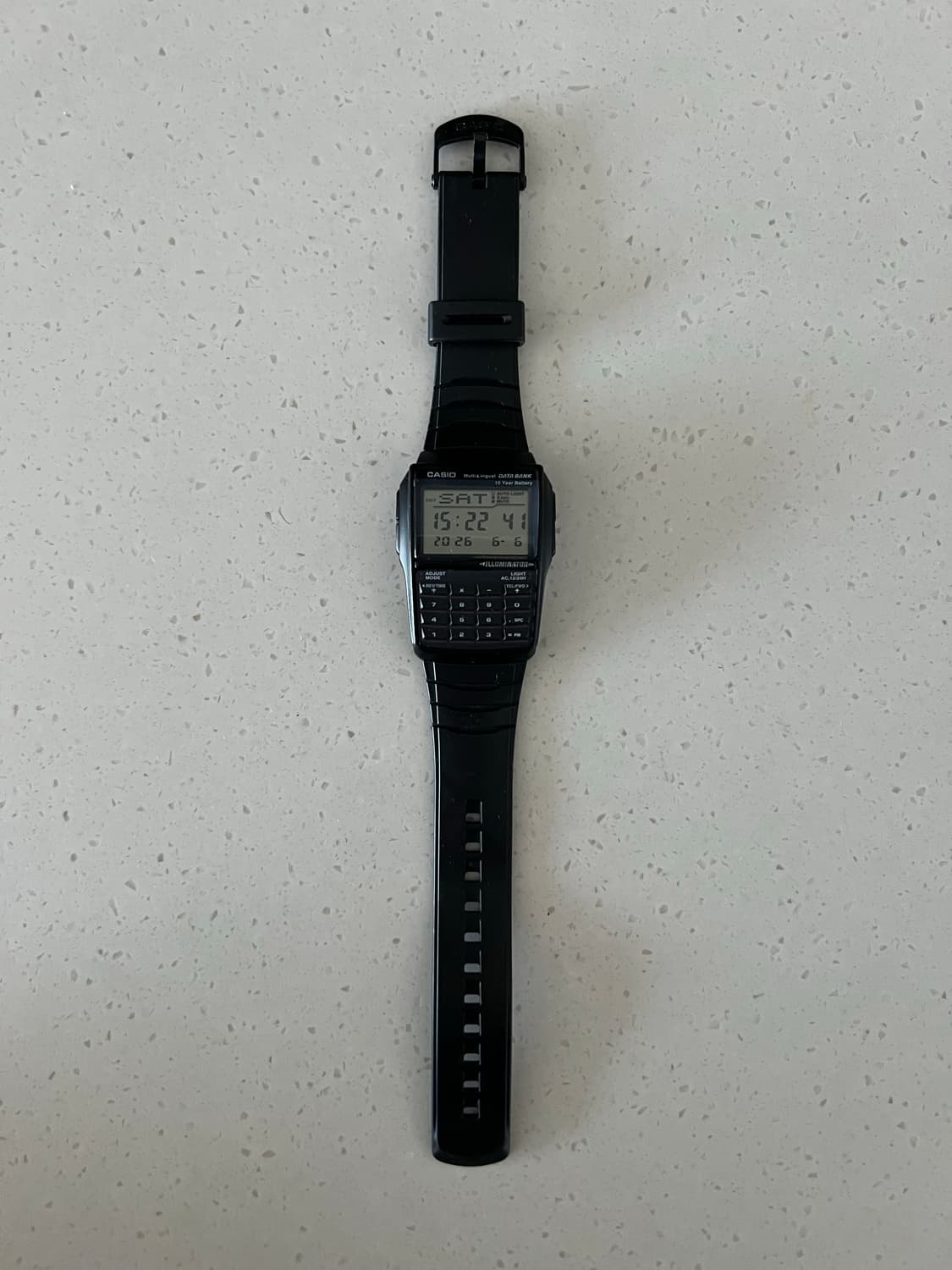 카시오 데이터뱅크 시계 상품이미지2