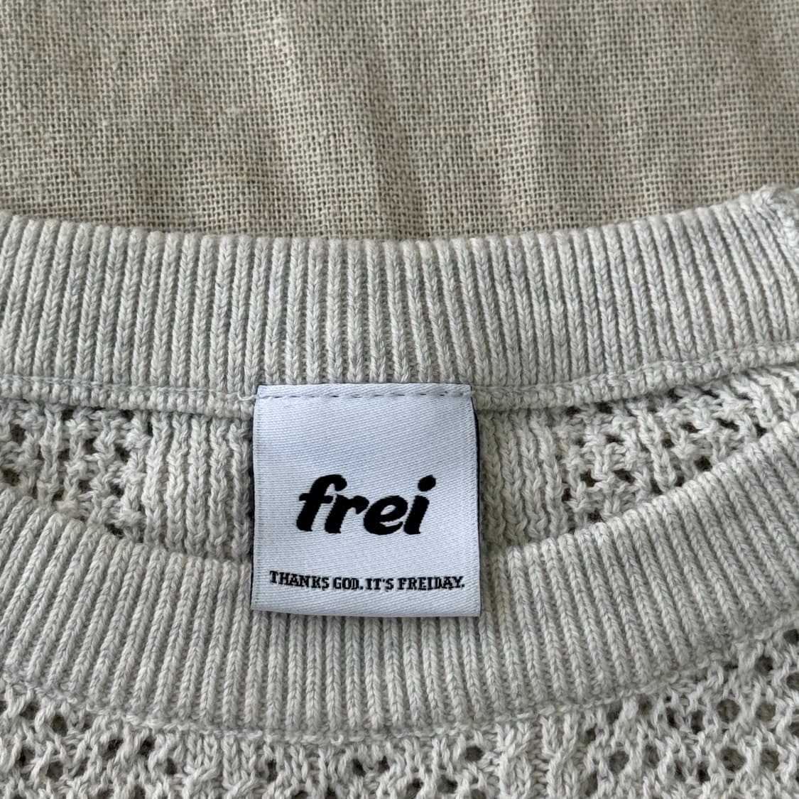 프라이 펀칭 슬로건 피오 니트 M 상품이미지5