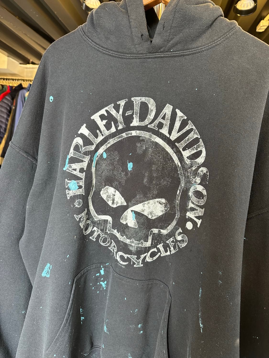 할리데이비슨 프린팅 페인팅 스웻 후드 상품이미지4