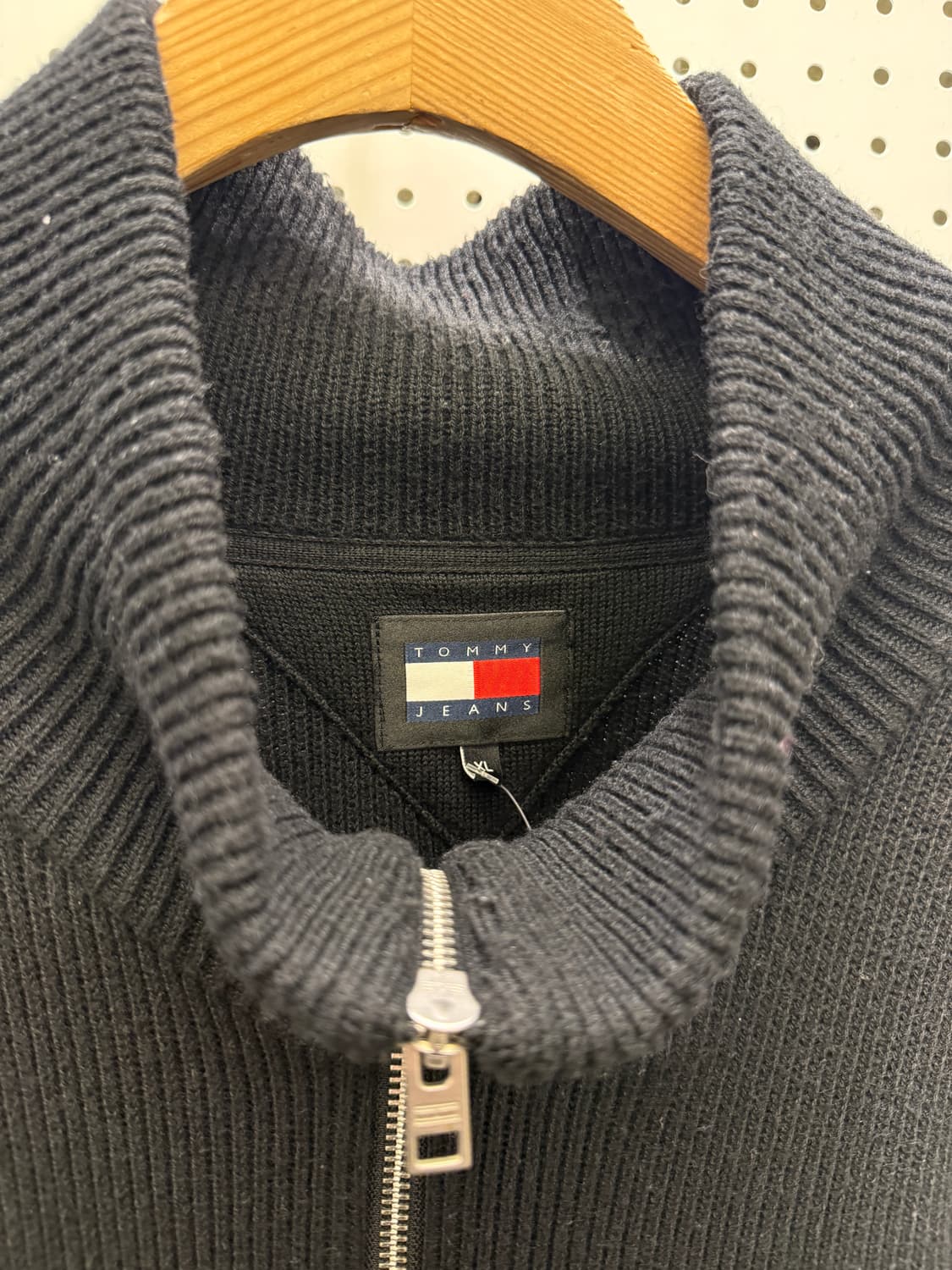 타미진스 플래그 로고 집업 니트 U1295 상품이미지5