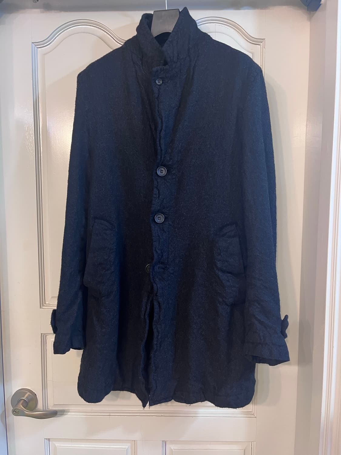 comme des garcons homme 축융 코트 S사이즈 차콜 상품이미지1