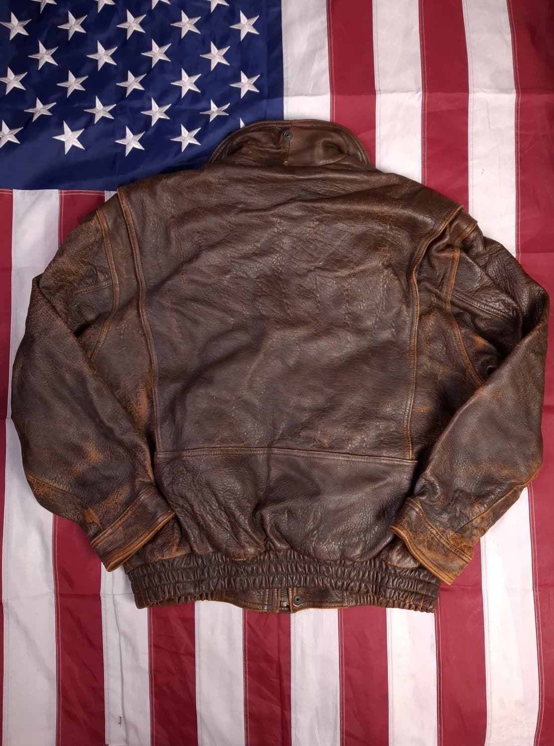 80's 오리지날 리바이스 리얼레더 항공자켓 상품이미지9