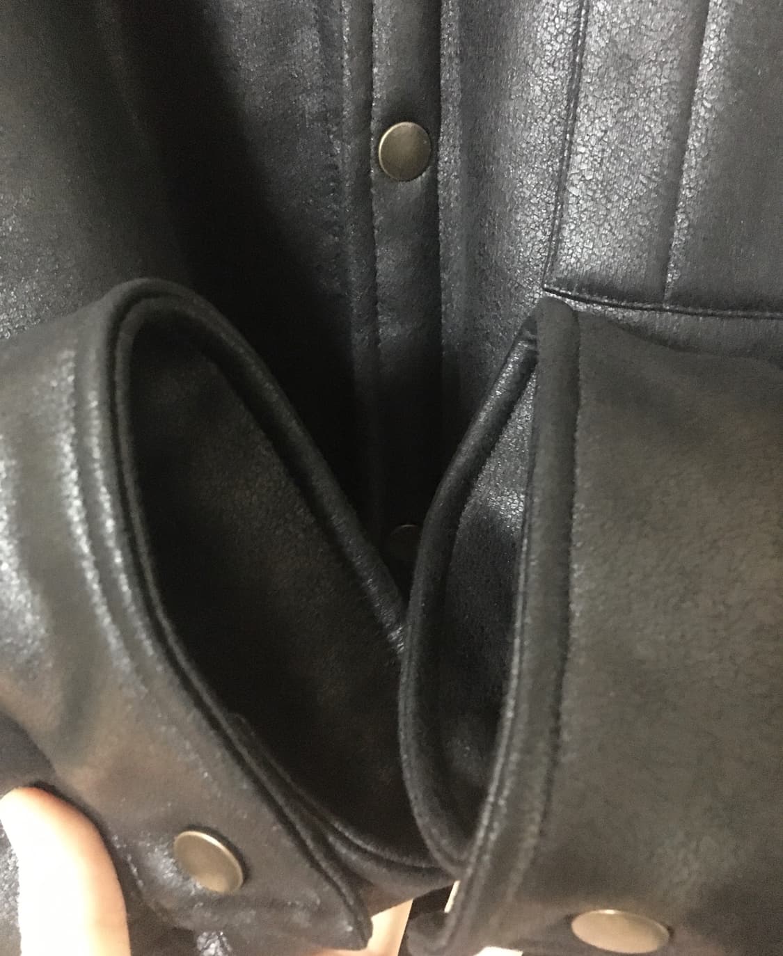 자라 가죽자켓 블랙 판매합니다 상품이미지5