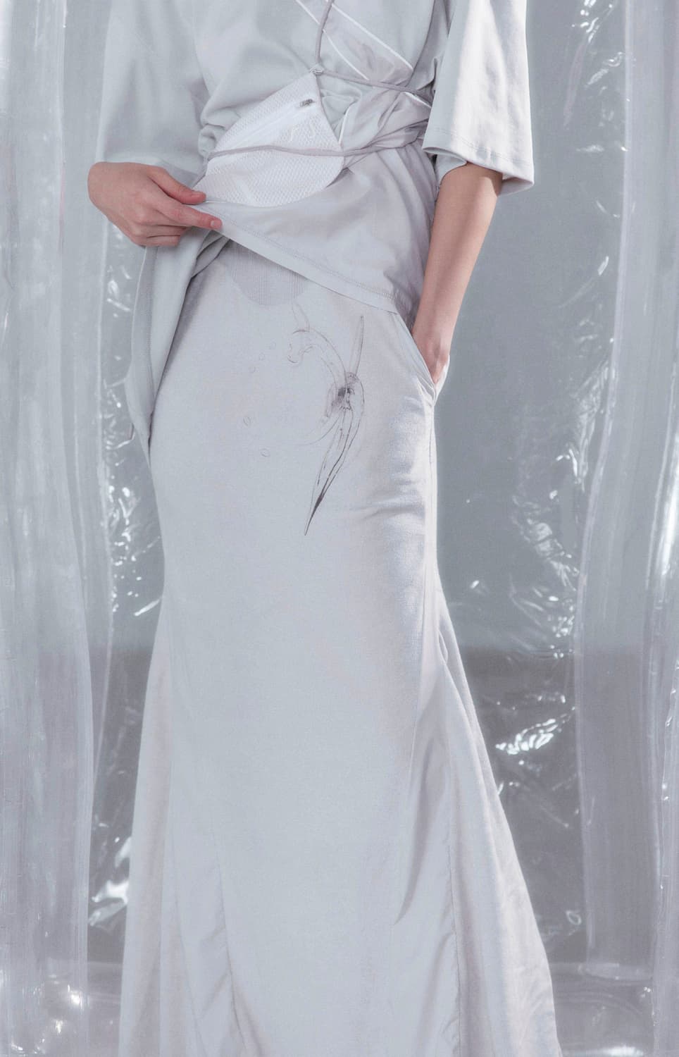 오호스 OJOS 머메이드 스커트 상품이미지7